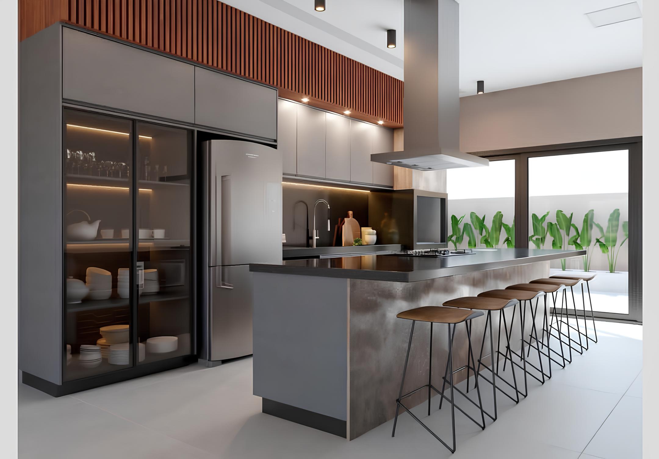 Cozinha planejada moderna em Campo Grande MS - Betel Marcenaria móveis sob medida